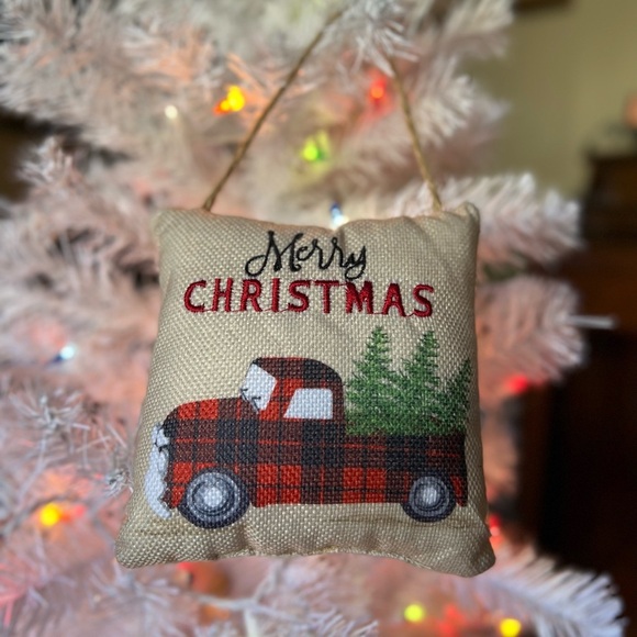 1995 Christmas Red Truck Pillow
Ornament - Picture 4 of 5
